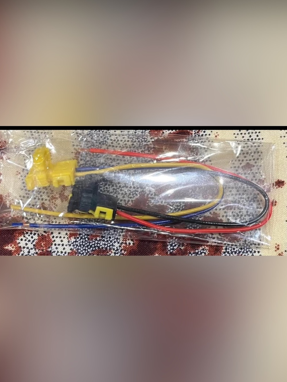 Multi-Colored Electrical Wire Harness with Connector